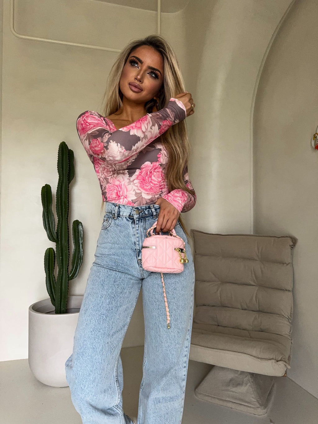 Byme pinkrose felső